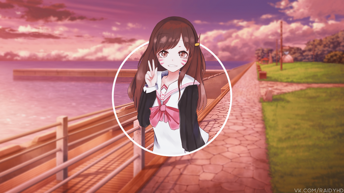 D.Va from Overwatch in a sailor uniform