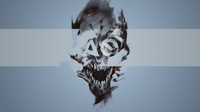 4K Digital Art Skull Artwork