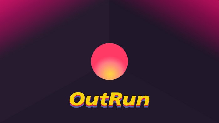 OutRun 4K Typography