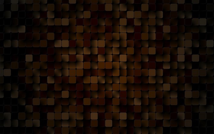 Dark brown and tan square tile pattern