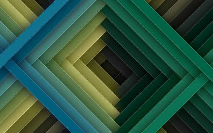 Abstract geometric pattern with blue and green gradient