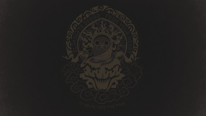 Jake the Dog from Adventure Time with Buddhist Symbolism