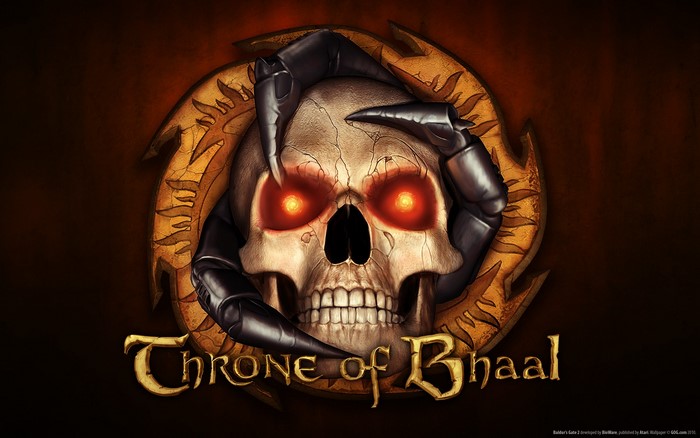 Baldur's Gate II: Throne of Bhaal Skull Logo