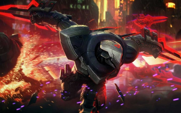 PROJECT Zed from League of Legends in combat