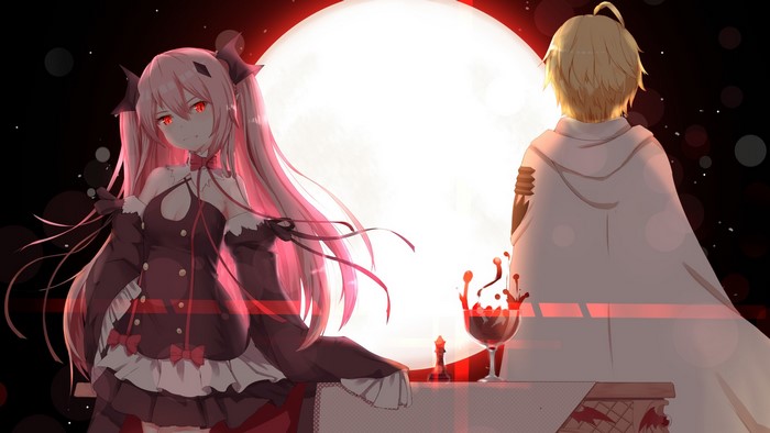 Krul Tepes and Hyakuya Mikaela from Owari No Seraph
