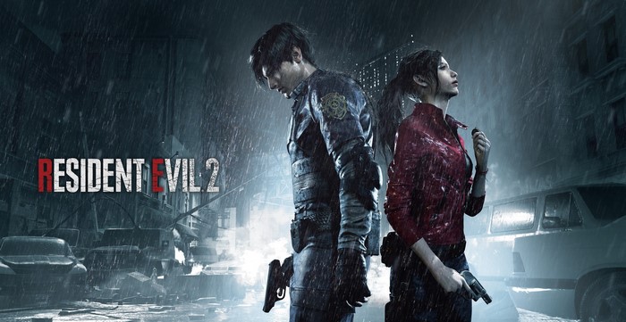 Leon Kennedy and Claire Redfield from Resident Evil 2