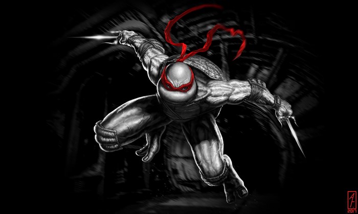 Raphael from Teenage Mutant Ninja Turtles artwork