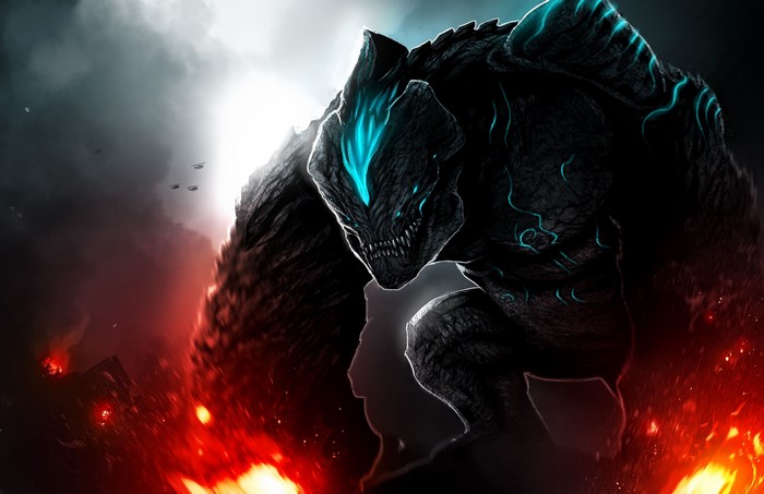 Kaiju creature from Pacific Rim artwork