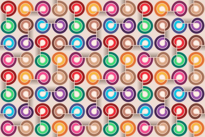 Colorful abstract spiral pattern