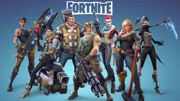 Fortnite characters with weapons