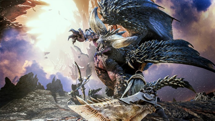 4K Monster Hunter: World Nergigante battle