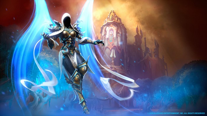 Auriel from Diablo 3 Reaper of Souls with wings
