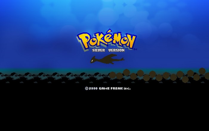 Pokemon Silver Version Title Screen