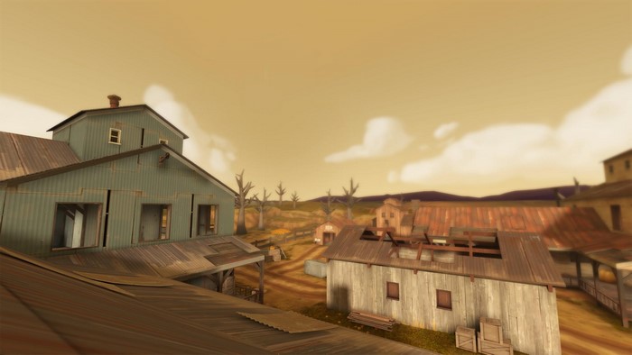 Team Fortress 2 screenshot of a rural landscape