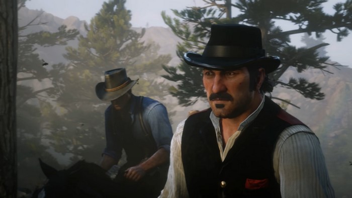 Arthur Morgan and Dutch van der Linde from Red Dead Redemption 2