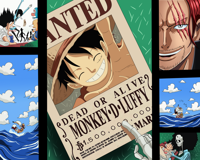 Monkey D. Luffy Wanted Poster from One Piece