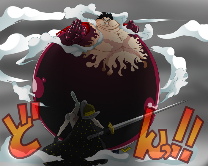 Monkey D. Luffy in Gear 4th from One Piece