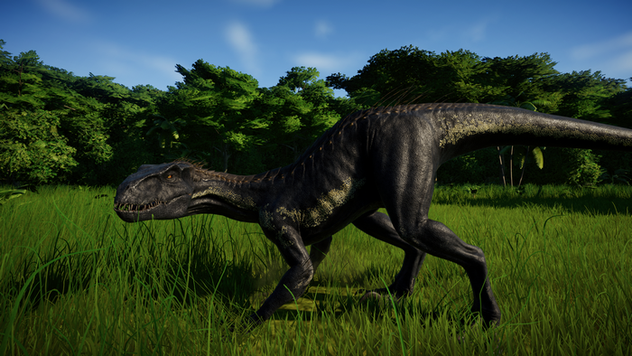 Indoraptor in Lush Jurassic World Environment