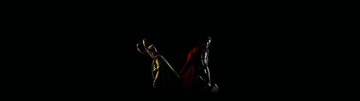 4K Loki and Thor from Thor: Ragnarok