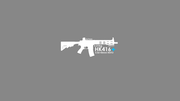 HK 416 rifle from Girls Frontline