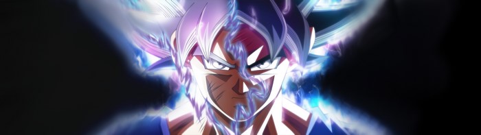 Son Goku from Dragon Ball Super in Ultra Instinct