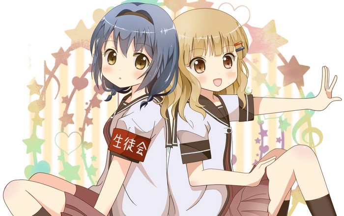 Sakurako Ohmuro and Himawari Furutani from Yuru Yuri