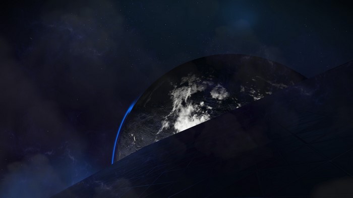 No Man's Sky NEXT screenshot of a planet in space