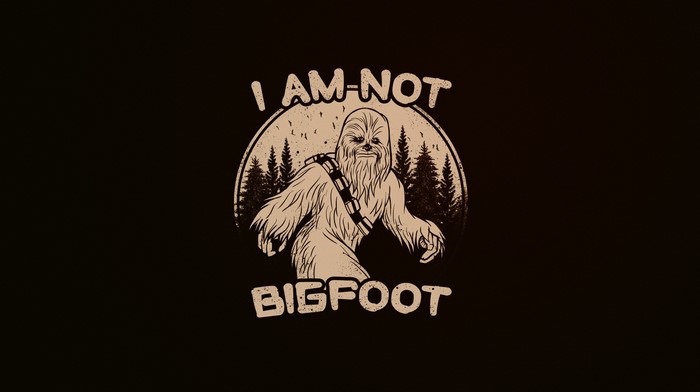 Chewbacca from Star Wars I Am Not Bigfoot