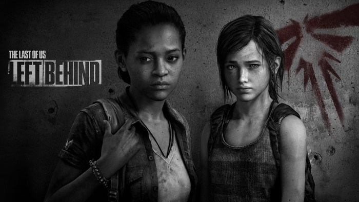 Ellie and Riley from The Last of Us Left Behind