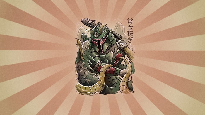 Boba Fett Samurai with Tentacles Artwork