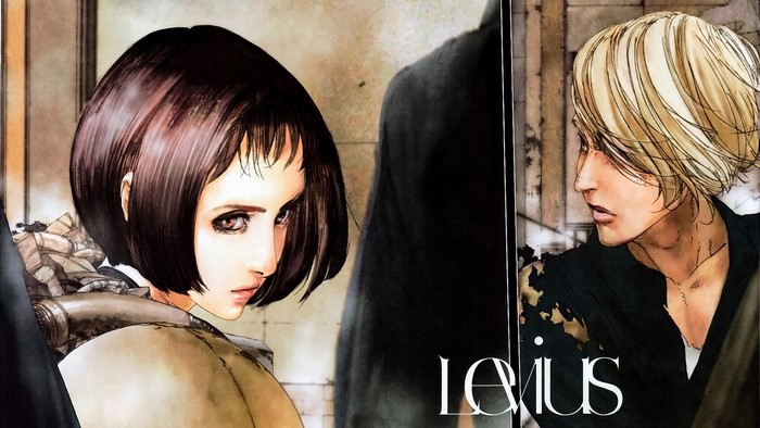 Leviathan manga artwork with two characters