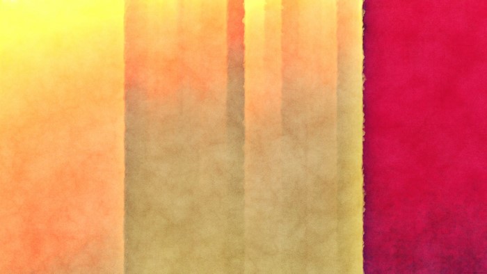 Abstract painting with vertical color blocks