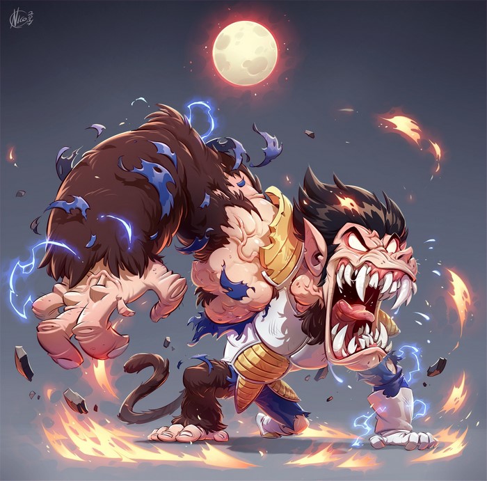 Vegeta as Great Ape from Dragon Ball Z