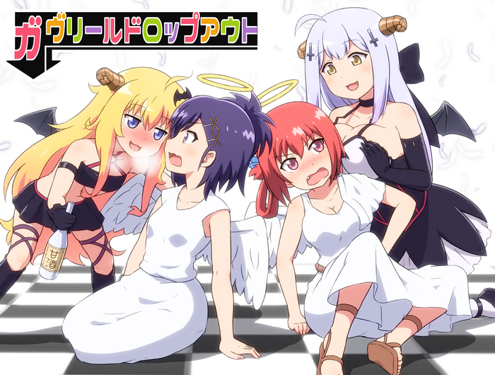 Gabriel Dropout: Satanichia, Raphiel, Vignette, and Gabriel