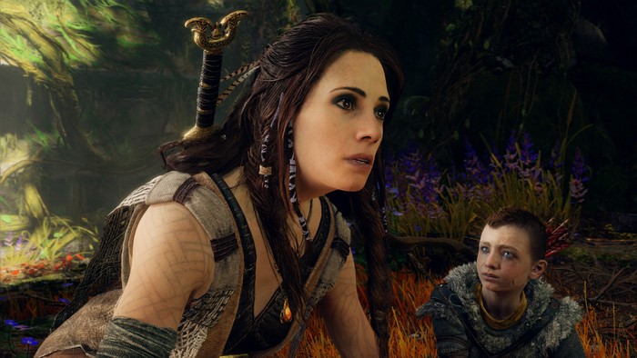 4K God of War (2018) Faye and Atreus