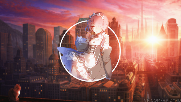 Ram from Re:Zero Kara Hajimeru Isekai Seikatsu