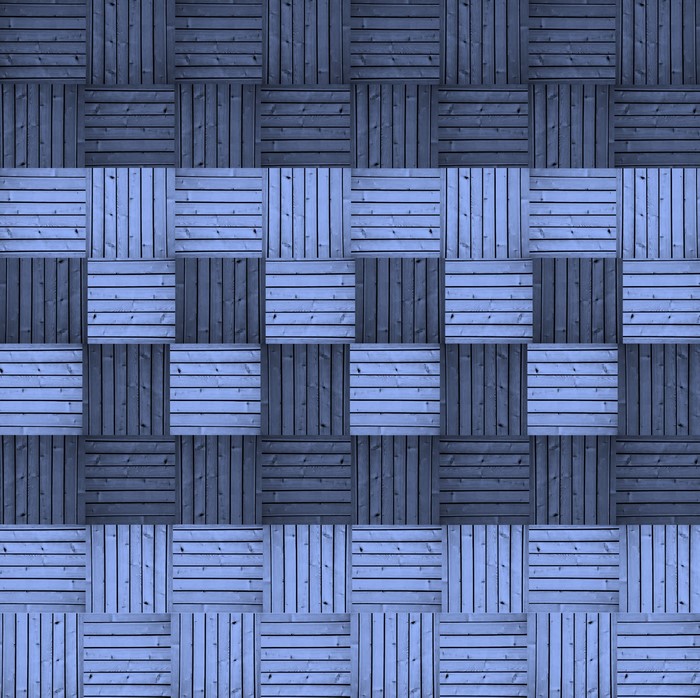 Woven wood plank pattern