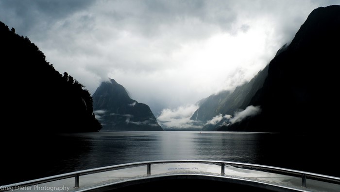 4K New Zealand Milford Sound boat trip