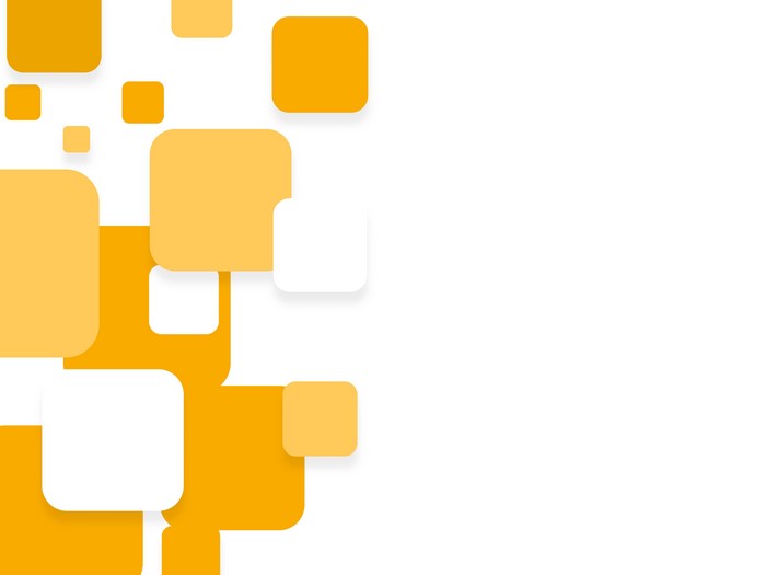 Abstract orange and white rounded squares texture