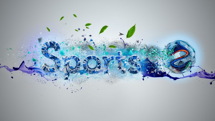 4K Digital Art of Sports and Soccer Ball
