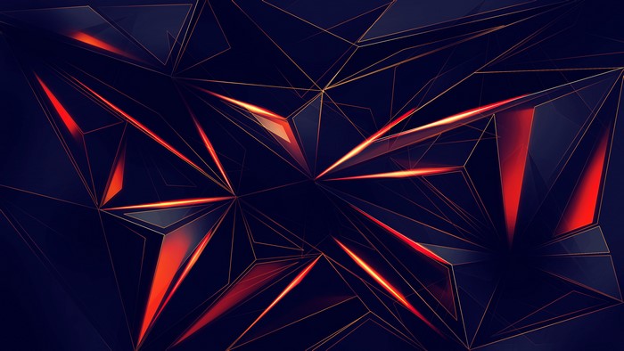 4K Abstract 3D Geometric Digital Art
