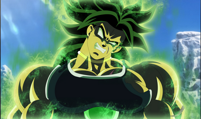 Broly from Dragon Ball Super in 4K