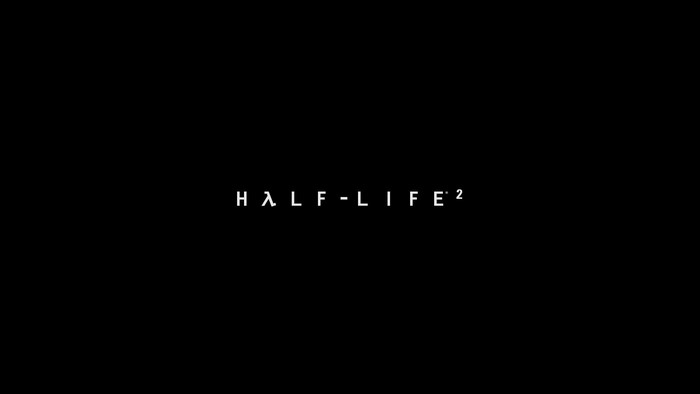 Half-Life 2 logo on black background