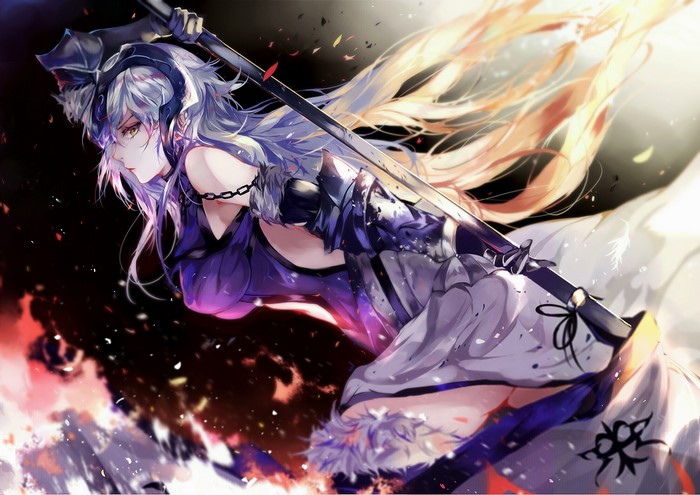 Jeanne d'Arc (Alter) from Fate/Grand Order with Spear