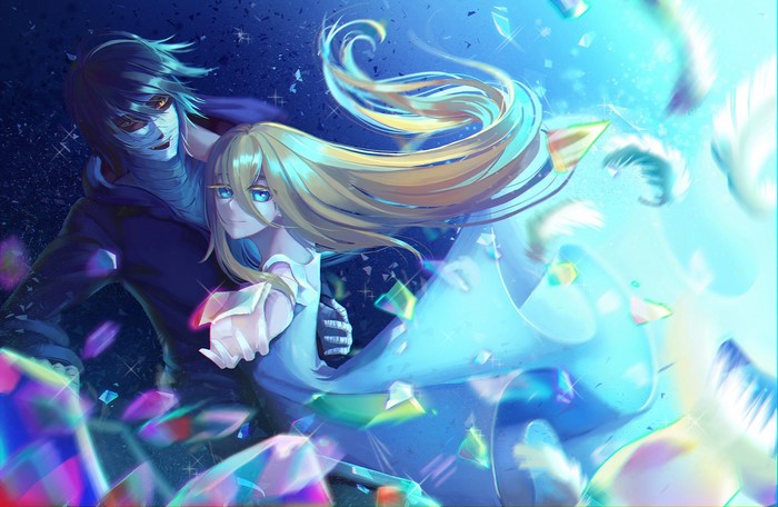 Zack and Rachel from Satsuriku no Tenshi