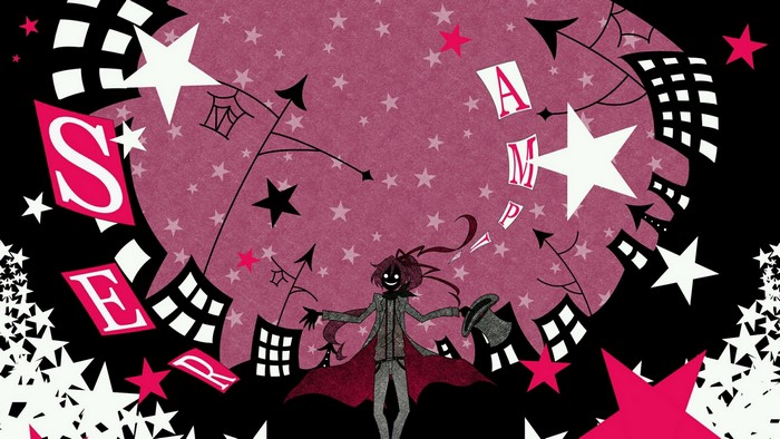 Anime character with hat and stars