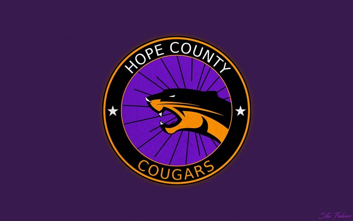 Hope County Cougars logo from Far Cry 5