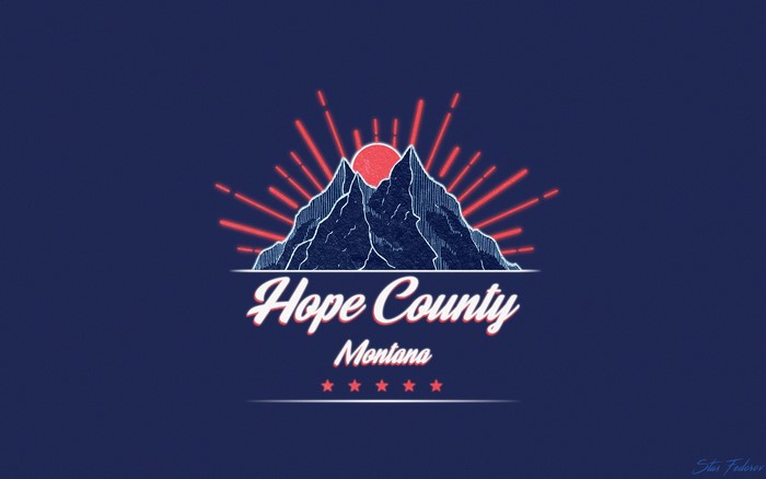 Hope County Montana illustration