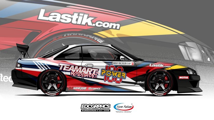 Nissan 200SX with Lastik.com and Teamart Motorsport livery