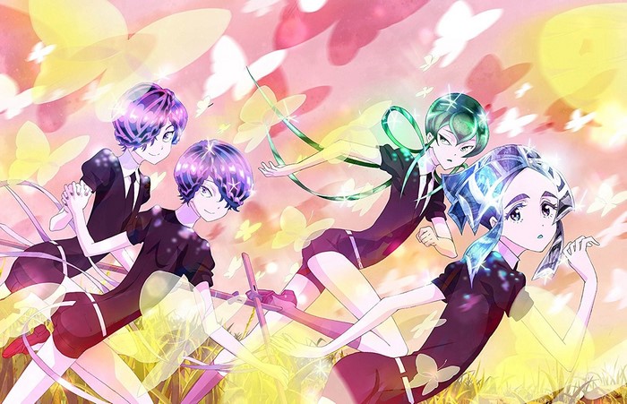 Amethyst and Euclase from Houseki no Kuni